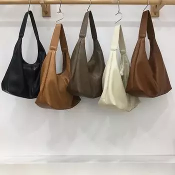 Новая модная мягкая кожаная сумка многофункциональная повседневная сумка через плечо большой емкости высококачественная женская простая сумка подмышкой