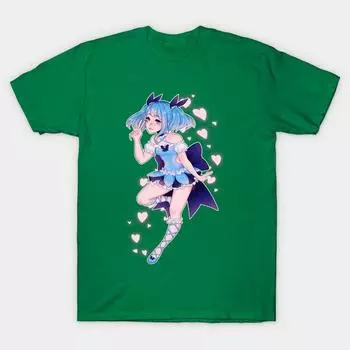 Новая модная мужская футболка Mahou Shoujo Ota с принтом, короткие рукава, футболки, повседневные S зелёный