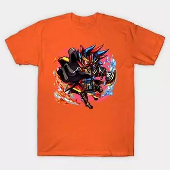 Новая модная мужская футболка Perfect Knockout Print с коротким рукавом, футболки, повседневные S оранжевый