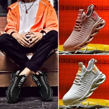 Новая модная мужская обувь для активного отдыха на открытом воздухе, спортивные кроссовки, легкая дышащая обувь 39 белый