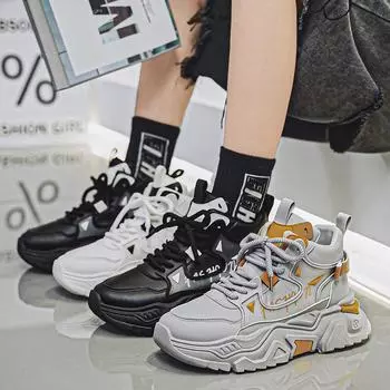 Новая модная мужская удобная спортивная обувь Four Seasons для мальчиков и девочек, трендовые дышащие повседневные кроссовки на мягкой подошве для бега, тренажерного зала 39 белый