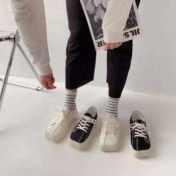 Новая модная обувь из нестандартного парусинового материала, женская дышащая легкая обувь для ходьбы, повседневная обувь 36 белый