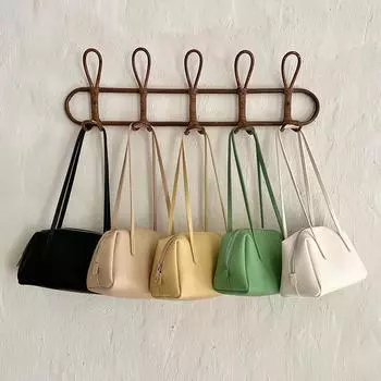 Новая модная однотонная высококачественная французская сумка-палка, универсальная сумка большой вместимости, простая модная сумка через плечо