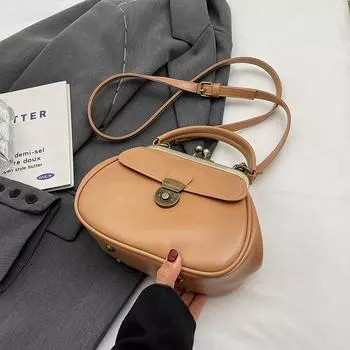 Новая модная однотонная женская сумка через плечо, весенняя роскошная дизайнерская женская сумка-портфель для вечеринок, женская модная сумка на одно плечо