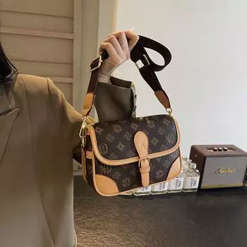 Новая модная портативная женская сумка-багет через плечо на одном плече