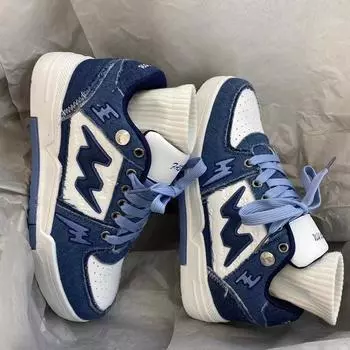 Новая модная повседневная мужская обувь с низким берцем, джинсовая спортивная обувь с молниями, Ins Style, обувь для пар 36