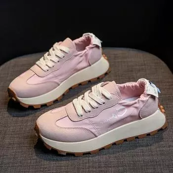 Новая модная повседневная обувь, женские туфли в стиле Форрест Гамп, легкая спортивная обувь 36 розовый