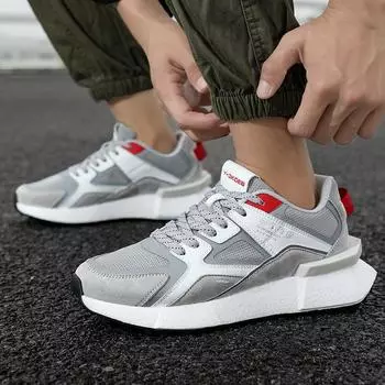 Новая модная повседневная спортивная обувь большого размера Forrest Gump Shoes 39-45 39 серый