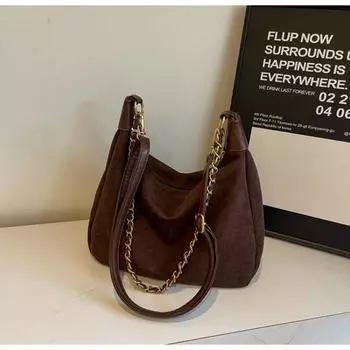 Новая модная повседневная сумка через плечо на молнии большой емкости для поездок на работу, универсальная, осенне-зимняя, ретро, простая женская сумка через плечо