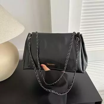 Новая модная повседневная сумка через плечо в стиле ретро, женская сумка большой вместимости, зимняя сумка-тоут для пригородных поездок