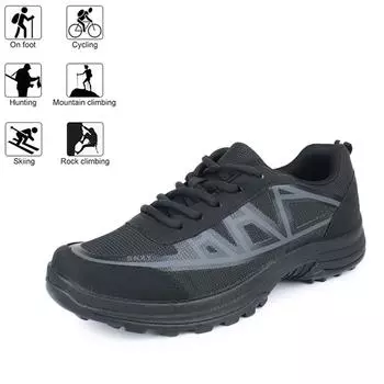 Новая модная прочная удобная повседневная обувь для строителей. Защитная обувь. 45 песочный