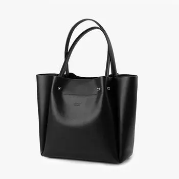 Новая модная простая большая вместительная сумка-тоут класса люкс, повседневная сумка, высококачественная универсальная женская сумка через плечо