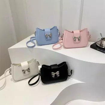 Новая модная простая повседневная текстура для женщин, однотонная модная сумка на одно плечо с полумесяцем для женщин