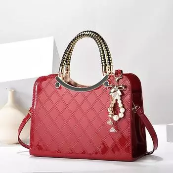 Новая модная яркая кожаная женская сумка повседневные сумки через плечо высокого качества женские сумки через плечо для роскошных женских сумок