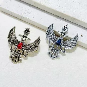 Новая модная русская брошь со стразами из сплава, персонализированная и креативная мужская одежда, брошь, ювелирное украшение, булавка