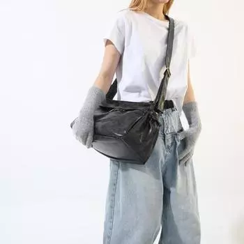 Новая модная сумка большой емкости через плечо из мягкой кожи большая вместительная повседневная универсальная сумка на одно плечо женская сумка в западном стиле с наклонной задней частью