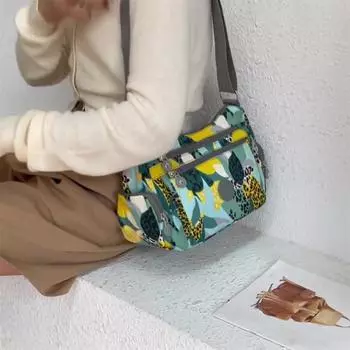 Новая модная сумка через плечо, большая емкость, повседневная универсальная сумка-мессенджер, нейлоновая повседневная косметичка