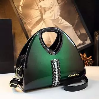 Новая модная сумка через плечо бордовый