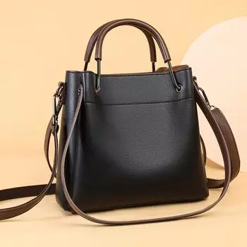 Новая модная сумка через плечо для женщин, сумки-мессенджеры из искусственной кожи, винтажный дизайн, несколько карманов, дамская сумочка и кошелек бежевый