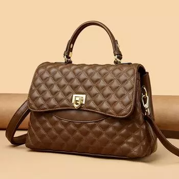 Новая модная сумка через плечо, маленькая квадратная, большая вместимость, на одно плечо, простая женская сумка для рук чёрный