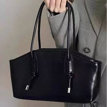 Новая модная сумка для женщин 2025 года, новая популярная сумка через плечо, модная сумка для поездок на работу чёрный