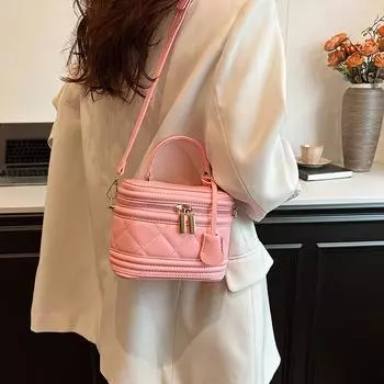 Новая модная сумка из искусственной кожи для женщин, повседневная сумка, большая вместимость, сумка через плечо на одно плечо, дизайнерская косметичка