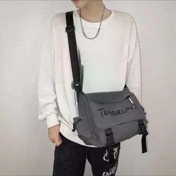 Новая модная сумка-тоут из холста, простая сумка через плечо, переносная сумка через плечо чёрный