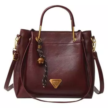 Новая модная сумка-тоут, женская осенне-зимняя универсальная сумка для поездок на работу красный