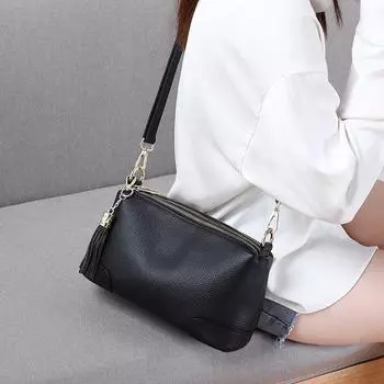 Новая модная сумка женская сумка из натуральной кожи сумка для мобильного телефона мини-сумка через одно плечо сумка через плечо модная