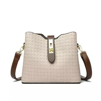 Новая модная тенденция одно плечо кроссбоди сумка среднего возраста большая вместимость женская сумка повседневная ручная сумка-ведро женская