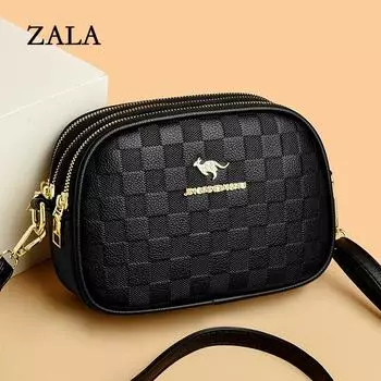 Новая модная трехслойная мягкая кожаная маленькая сумка большой емкости сумка для ключей сумка для мобильного телефона сумка-мессенджер оптовая продажа