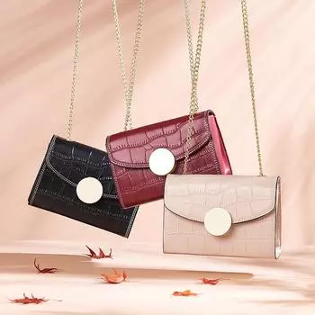 Новая модная трендовая сумка-цепочка из натуральной кожи, женская сумка-фея с косой талией на одно плечо из коровьей кожи