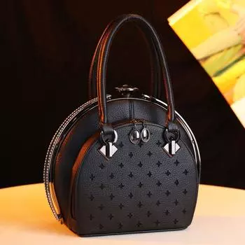 Новая модная универсальная сумка через плечо большой емкости чёрный