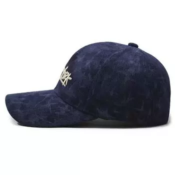 Новая модная вельветовая бейсбольная женская зимняя универсальная холодостойкая кепка Show Face маленькая ветрозащитная кепка для верховой езды для пар Adjustable красный