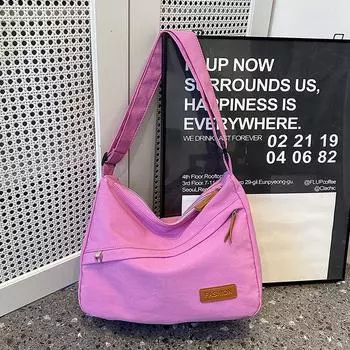 Новая модная вместительная нейлоновая наклонная сумка через плечо, легкая и прочная, регулируемый плечевой ремень, сумка на одно плечо