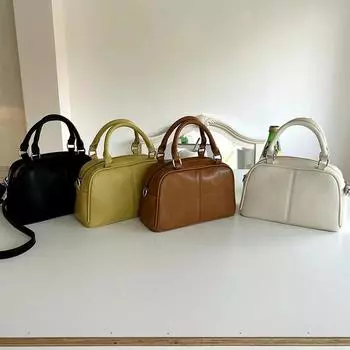 Новая модная высококачественная сумка Boston, большая вместительная сумка, простая модная сумка через плечо, универсальная легкая диагональная сумка