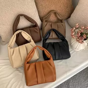 Новая модная высококачественная сумка подмышкой, большая вместимость, сумки, простые модные сумки на плечо, легкая маленькая квадратная сумка