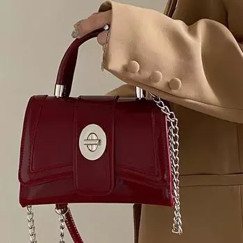 Новая модная женская маленькая квадратная сумка высокого качества с цепочкой, многофункциональная сумка через плечо, универсальная повседневная квадратная сумка через плечо