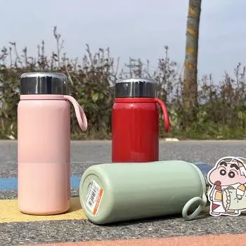 Новая модная женская мини-карманная маленькая и портативная высококачественная кружка-слинг из нержавеющей стали 304. 320ml красный