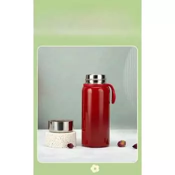 Новая модная женская мини-карманная маленькая и портативная высококачественная кружка-слинг из нержавеющей стали 304. 320ml красный