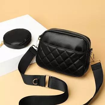 Новая модная женская сумка 2023, женская модная сумка на плечо, маленькая корейская женская сумка, сумка-мессенджер 19x5x14.5cm белый