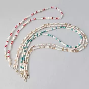 Новая модная женская сумка, аксессуар, съемная синяя цепочка из бисера, яркий акриловый роскошный ремешок, женская сумка, ручка на плечо, цепочка для сумки 120CM синий