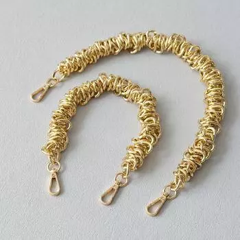 Новая модная женская сумка, аксессуар, съемная винтажная золотая сплавная цепочка, акриловая сумка, ремешок, женская сумка с ручкой через плечо, цепи 35CM золотой