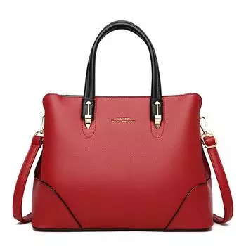 Новая модная женская сумка большой вместимости, на плечо, сумка-мессенджер 31*14*24cm красный