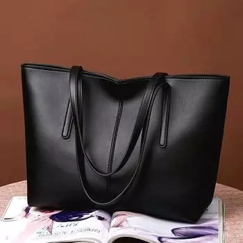 Новая модная женская сумка через плечо из мягкой кожи высокого качества, большая вместительная сумка, короткая повседневная сумка, подходящая ко всем сумкам-тоут