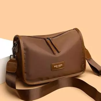 Новая модная женская сумка через плечо с нишевым дизайном, уменьшающая возраст, высококачественная женская сумка, модная простая сумка через плечо с широким ремнем
