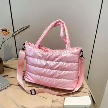 Новая модная женская сумка для хранения, универсальная, большая вместимость, сумка через плечо на одно плечо, повседневная однотонная сумка 34*23*17cm белый