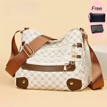 Новая модная женская сумка для отдыха, женская сумка-мессенджер большой вместимости, мягкие кожаные сумки, женские сумки, дизайнерская брендовая сумка через плечо