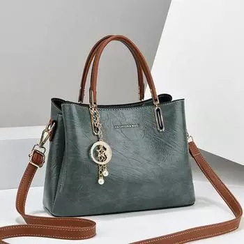 Новая модная женская сумка из кожи, женская сумка на одно плечо, женская сумка через плечо, женские универсальные сумки для покупок для мам