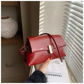 Новая модная женская сумка в стиле ретро, высококачественная модная сумка через плечо, маленькая и универсальная сумка на одно плечо, большая вместительная сумка для подмышек